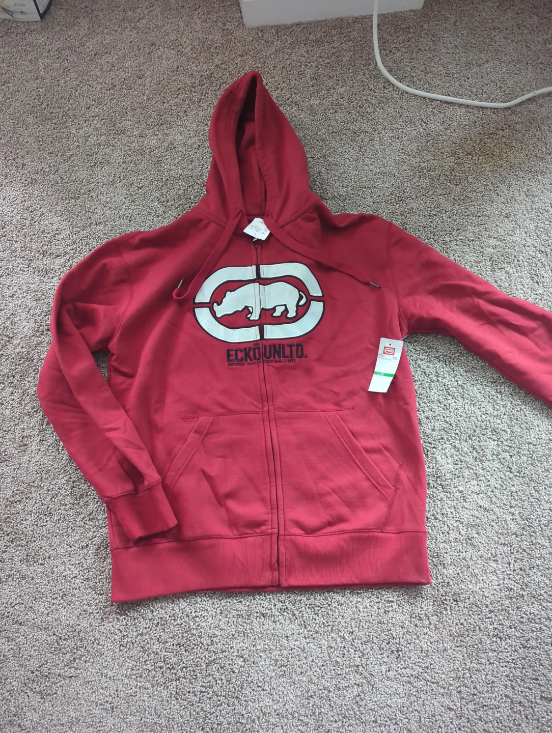 Ecko Unltd. Red Zip-Up Hoodie