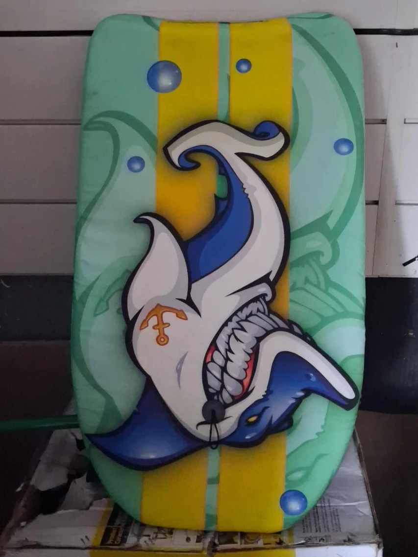 Bodyboard with Shark Design