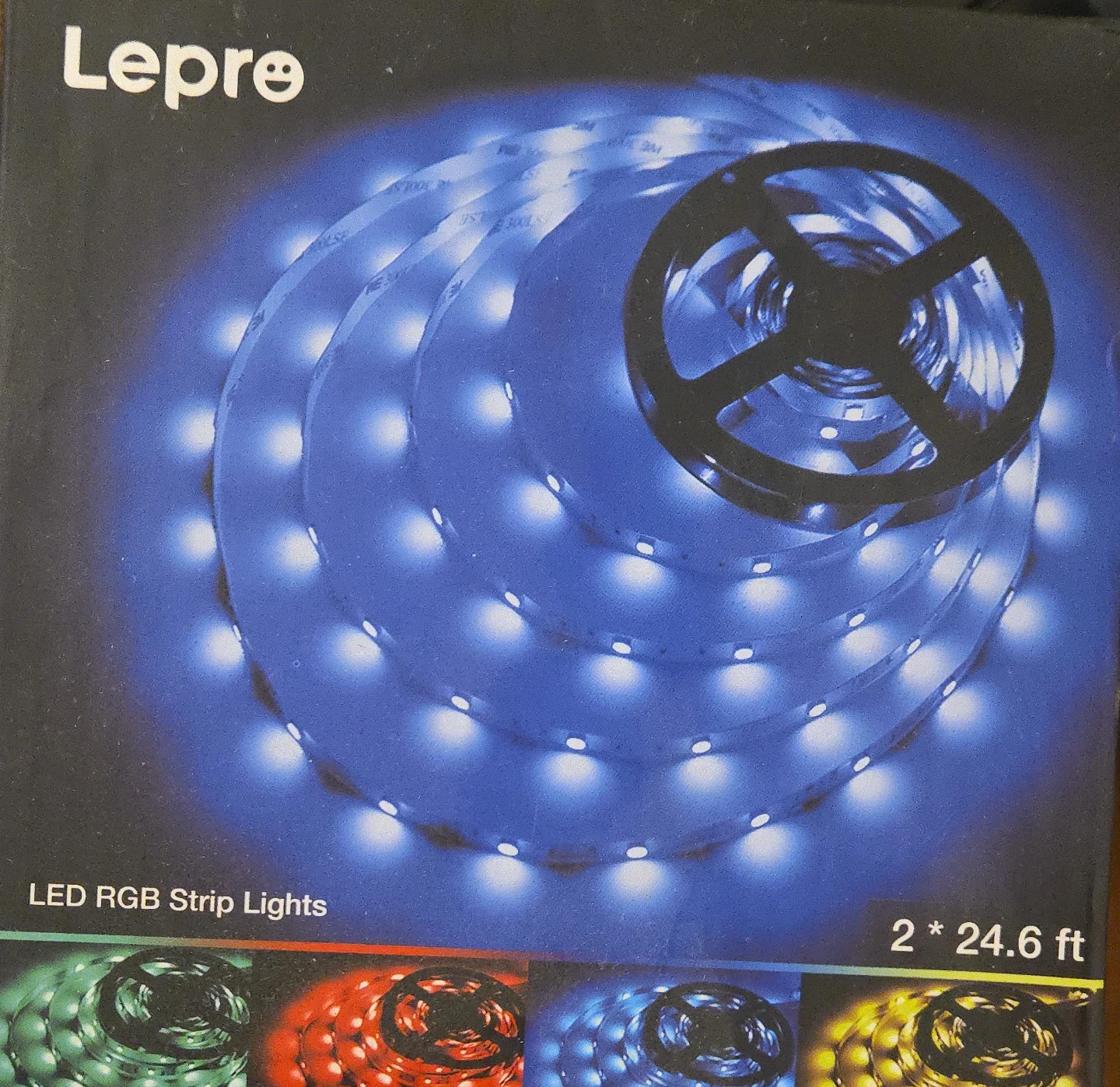 Lepro LED RGB Strip Lights - 2 x 24.6 ft