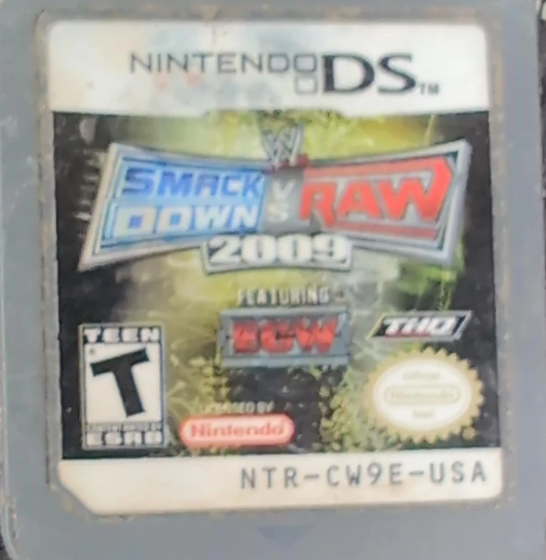 Nintendo DS WWE SmackDown vs. Raw 2009 Video Game