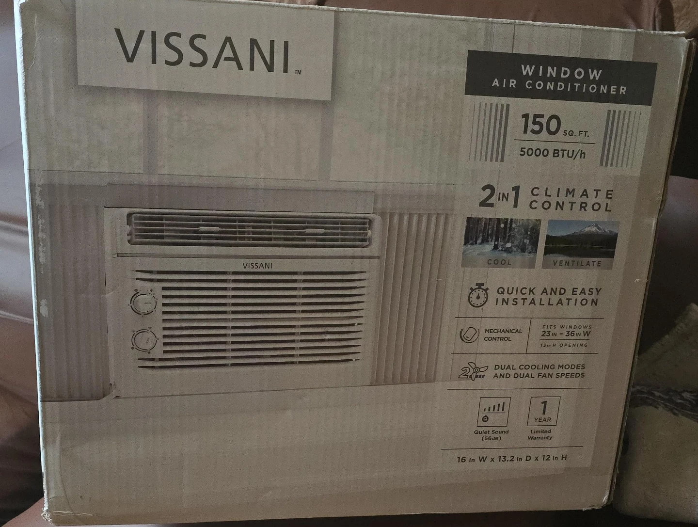 Vissani Window Air Conditioner 5000 BTU