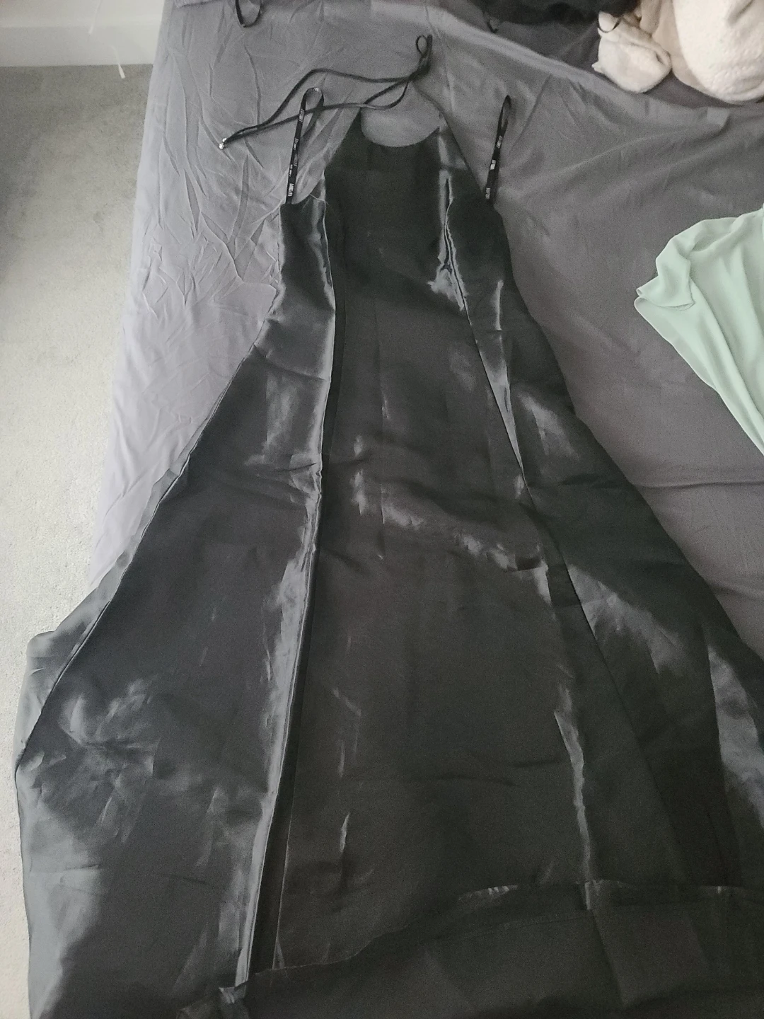 Lori Ann Petite Black Maxi Dress