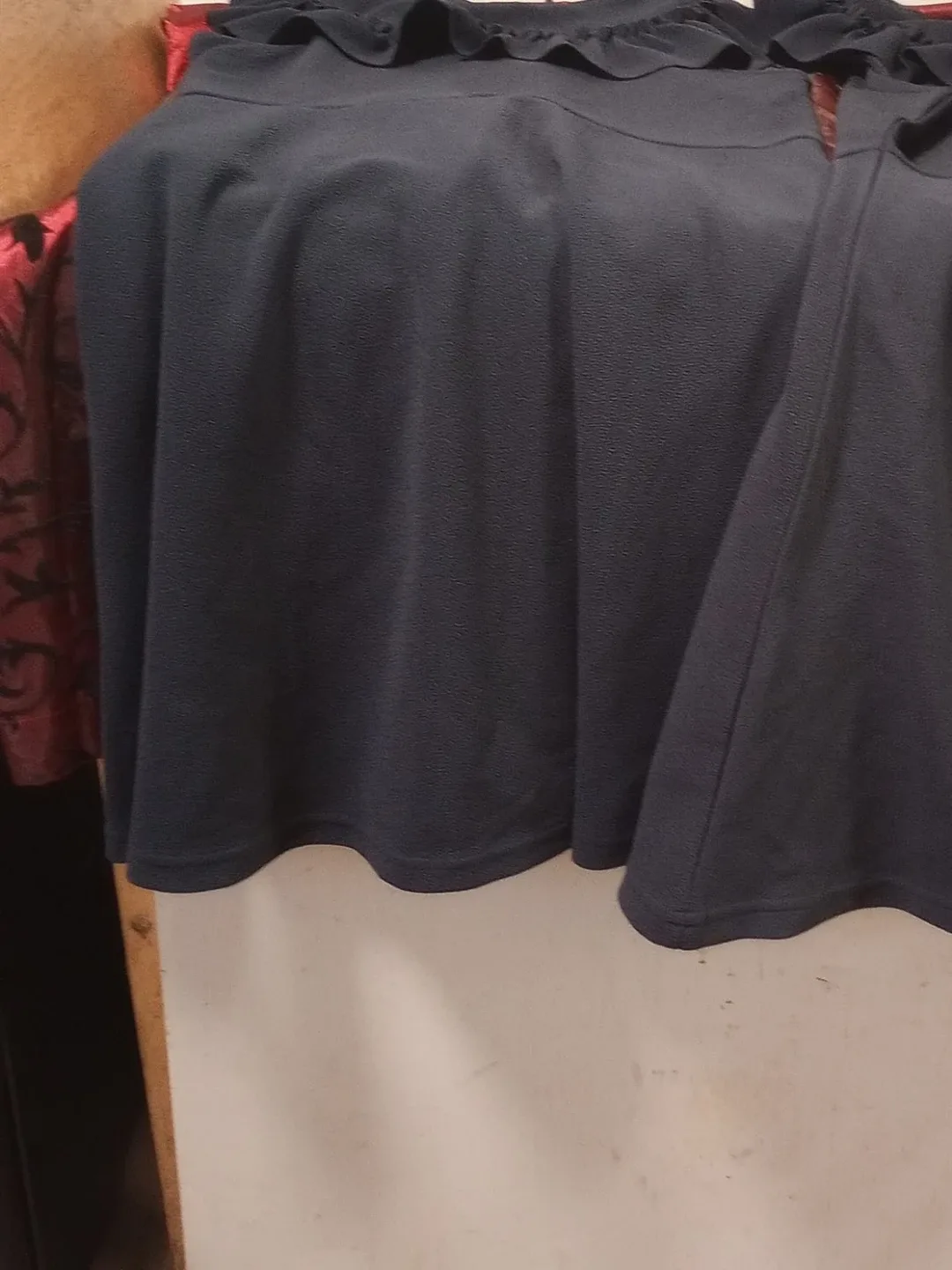 Blue Ruffled dresses