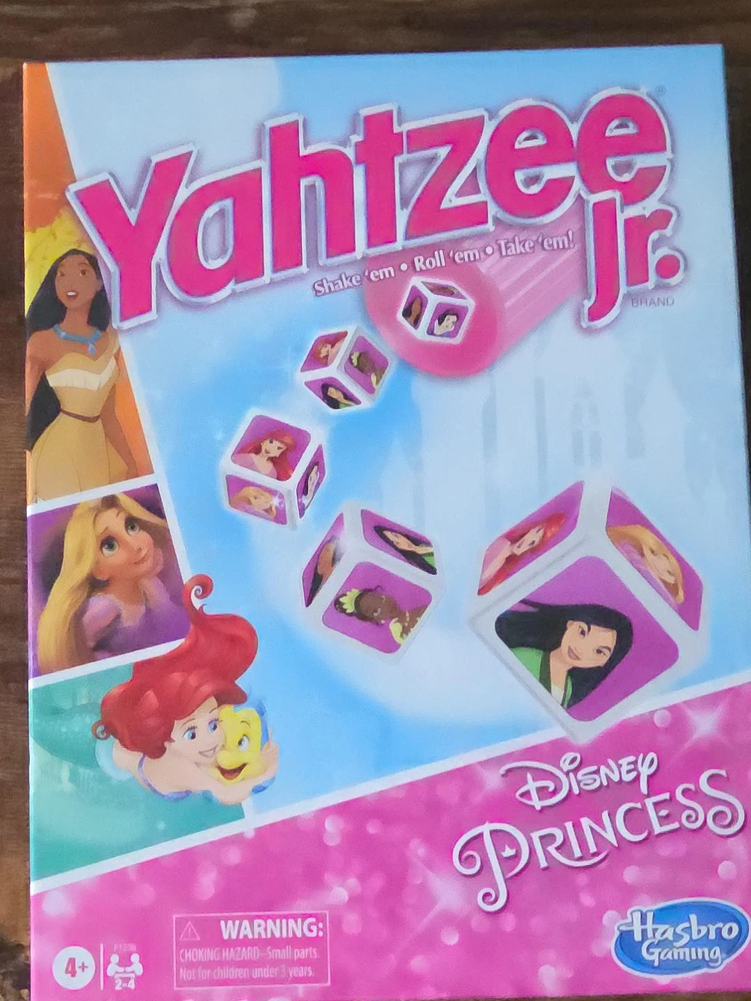 Yahtzee Jr. Disney Princess Board Game