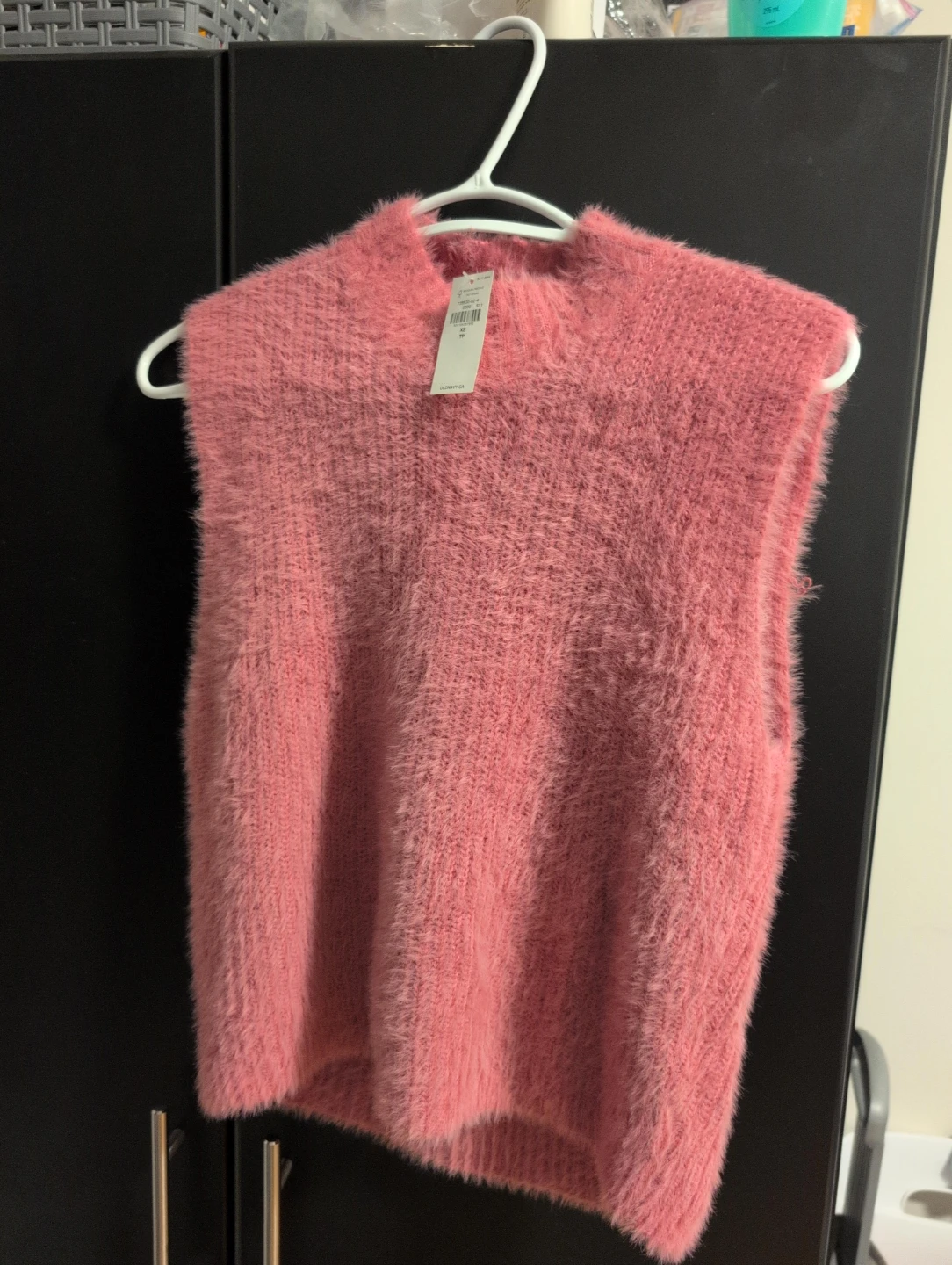 Old Navy Pink Eyelash Sweater Vest XS