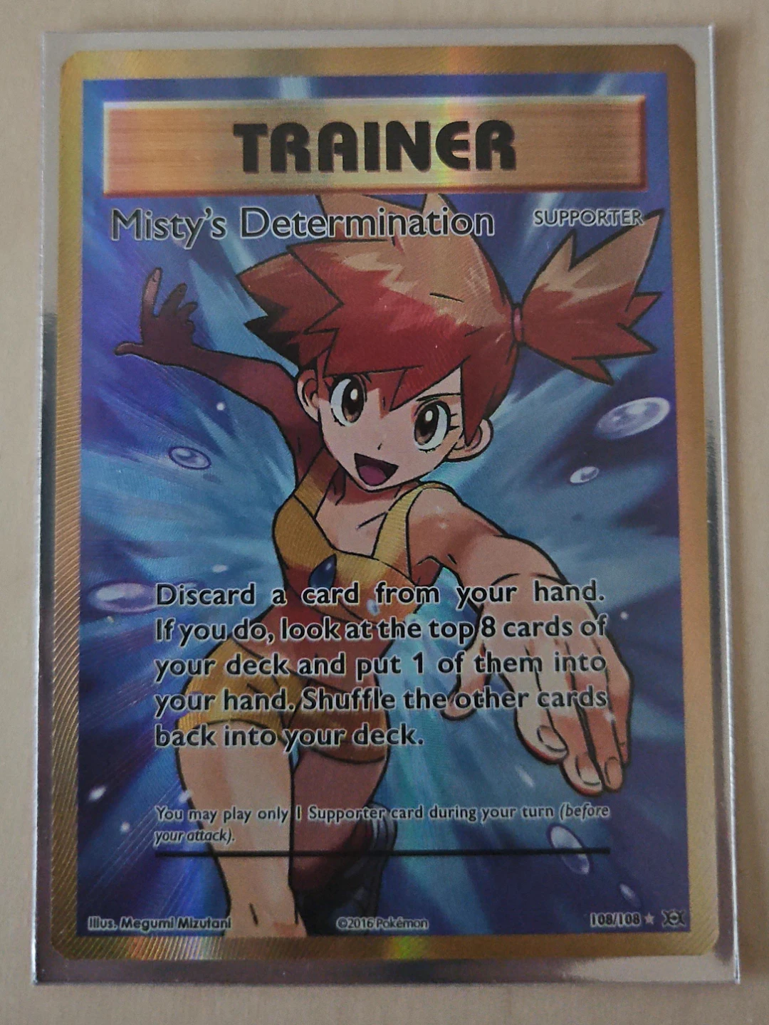 Misty's Determination #108/108 – XY Evolutions – Full Art