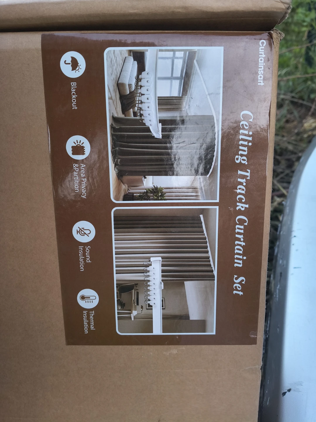Curtainsant Ceiling Track Curtain Set