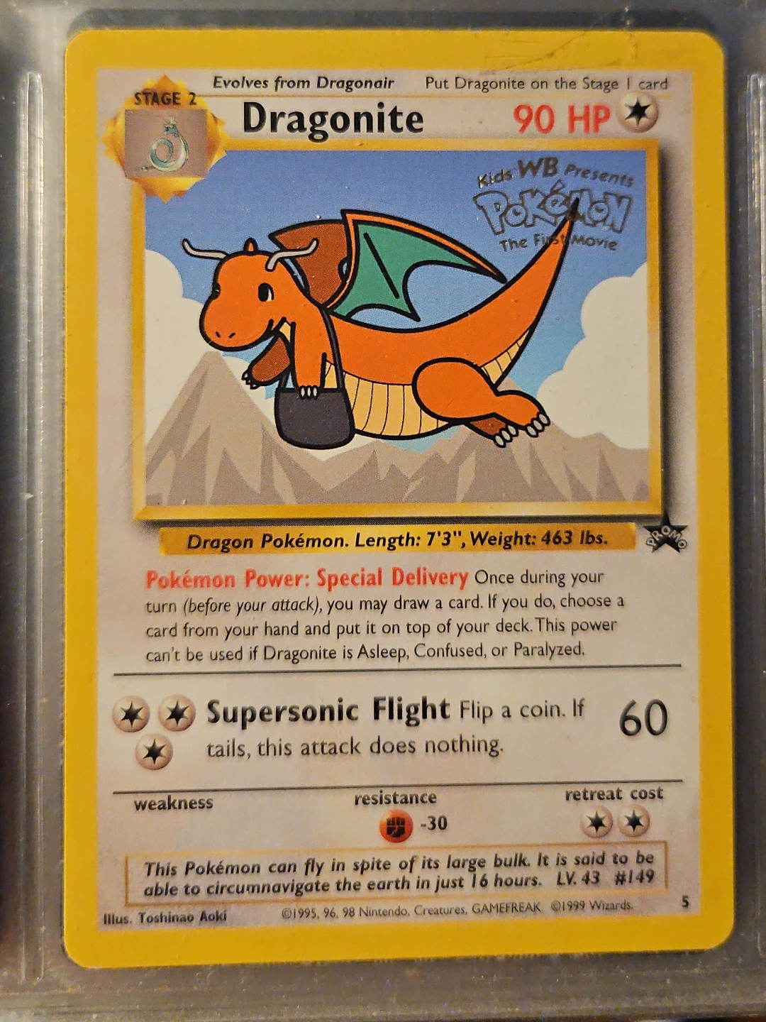 Pokémon Dragonite (Movie Promo) – WOTC Black Star Promo #5