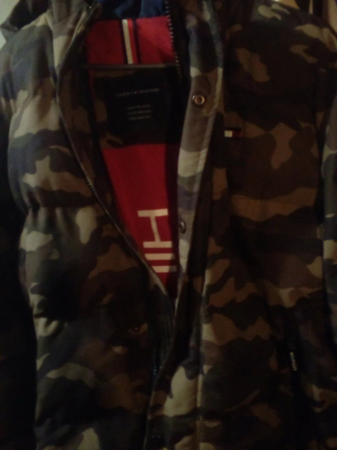 Tommy Hilfiger Camouflage Puffer Jacket