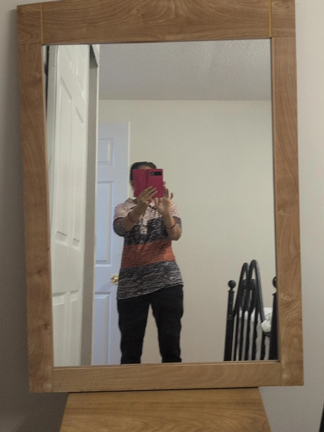 Wooden Framed Mirror