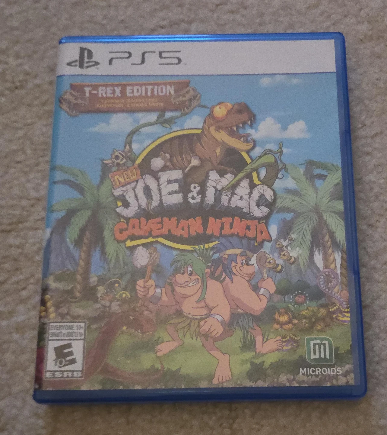 New Joe & Mac Caveman Ninja T-Rex Edition PS5 Game