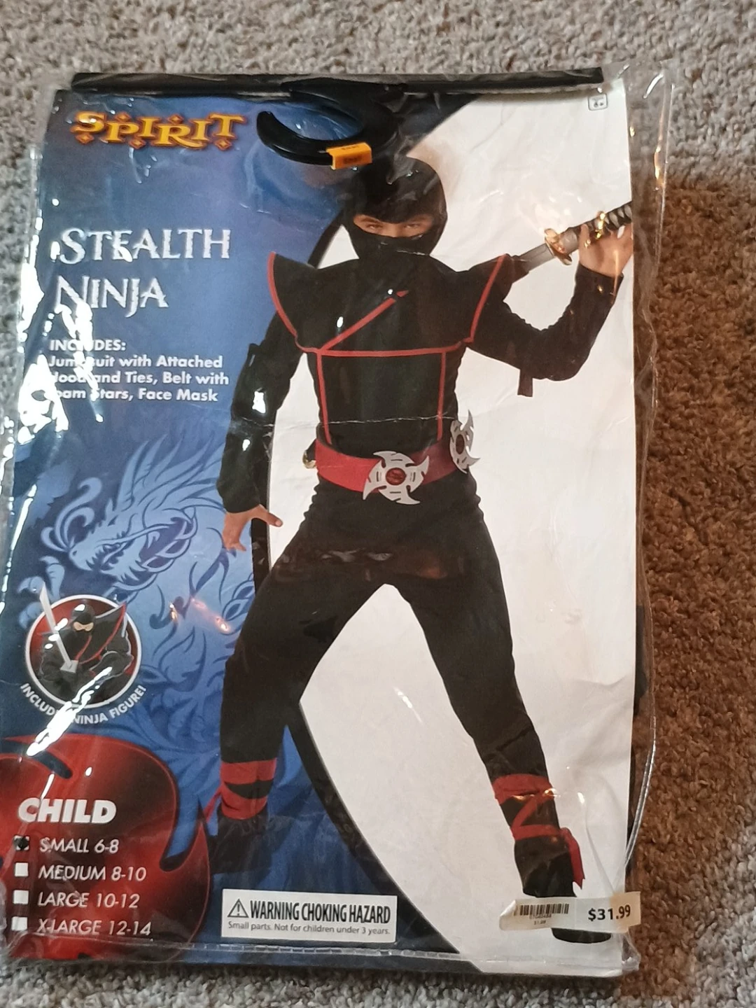 Spirit Stealth Ninja Child Costume