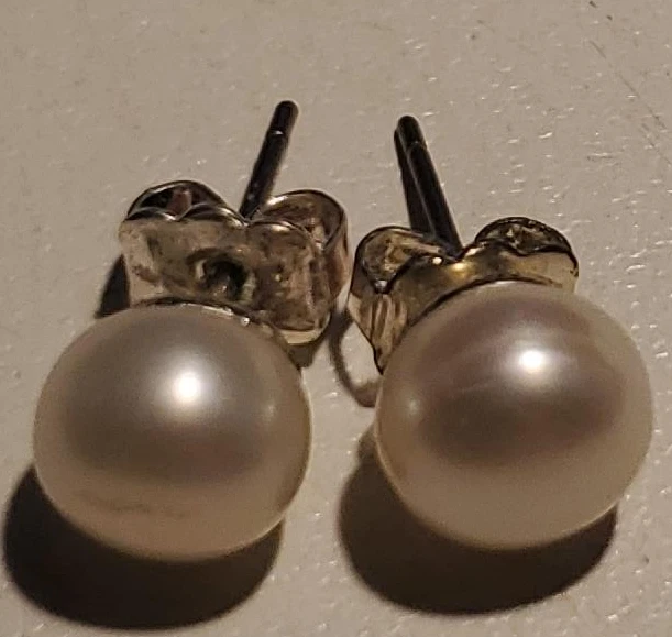 Pearl Stud Earrings