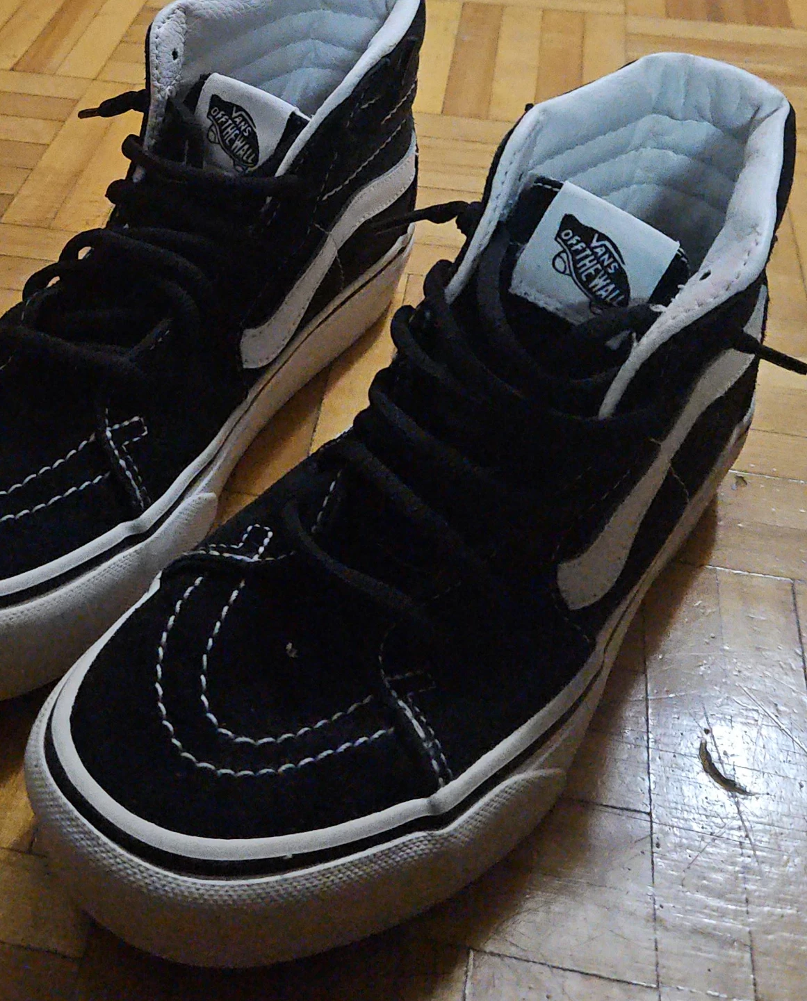 Vans Sk8-Hi Black White Sneakers