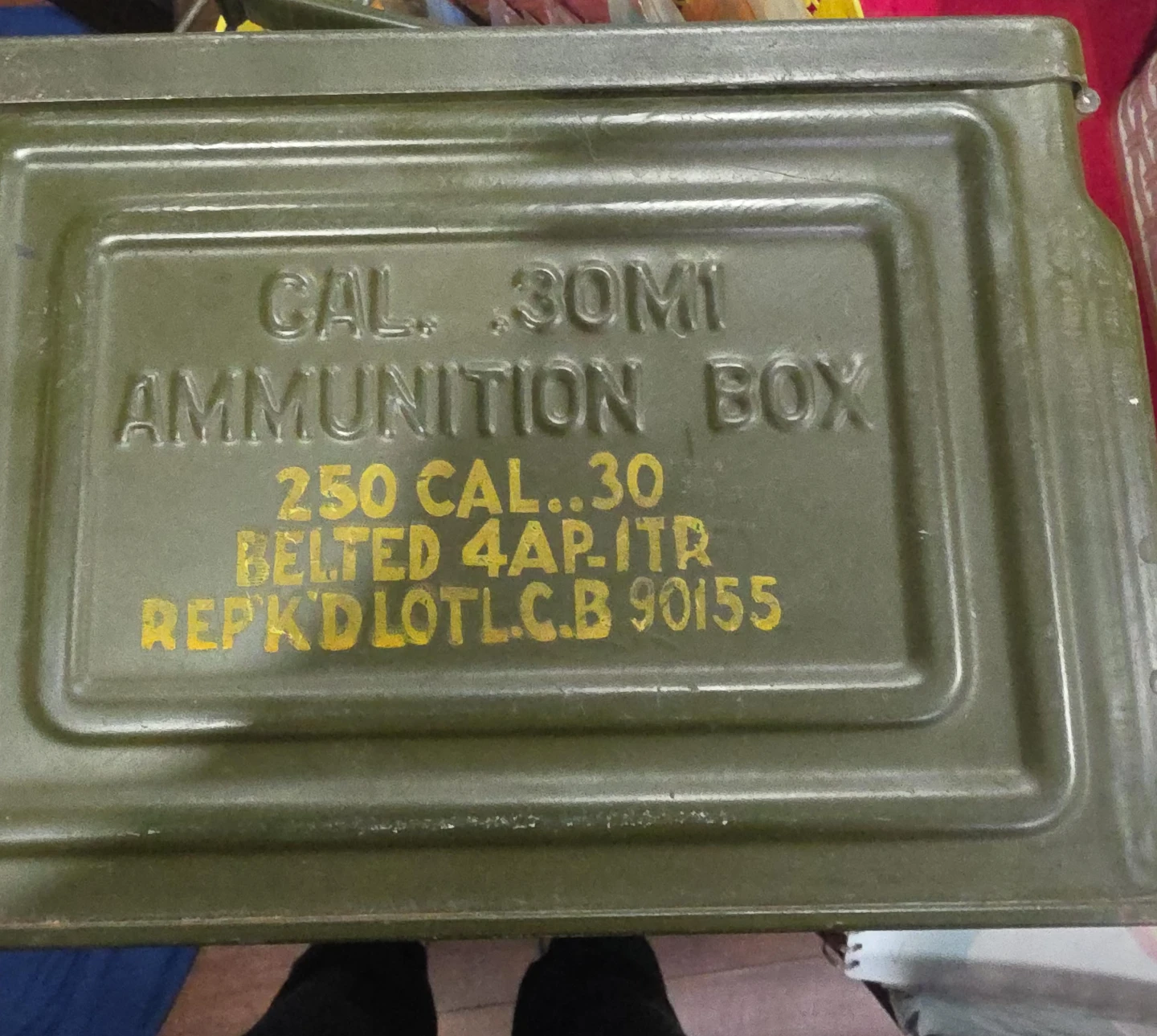 Reeves U.S. .30 Caliber Ammunition Box