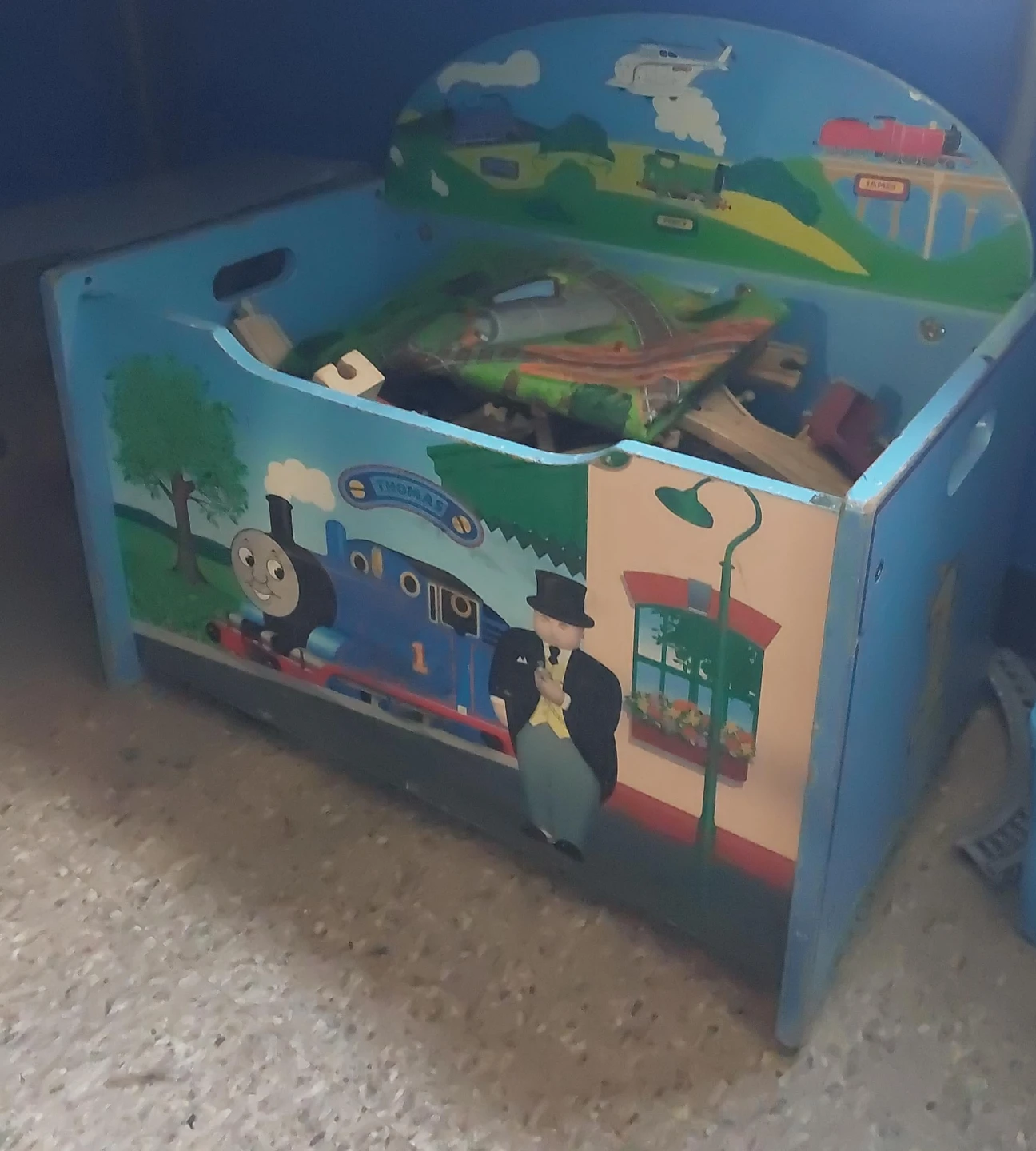 Thomas the Tank Engine Wooden Toy Box