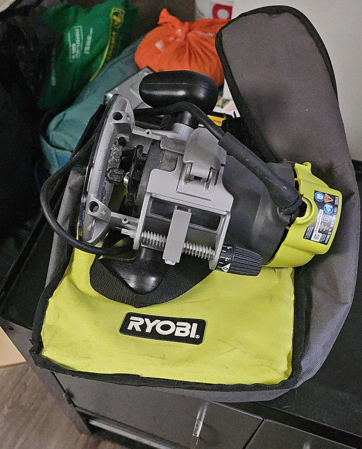 Ryobi Trim Router with Carrying Case