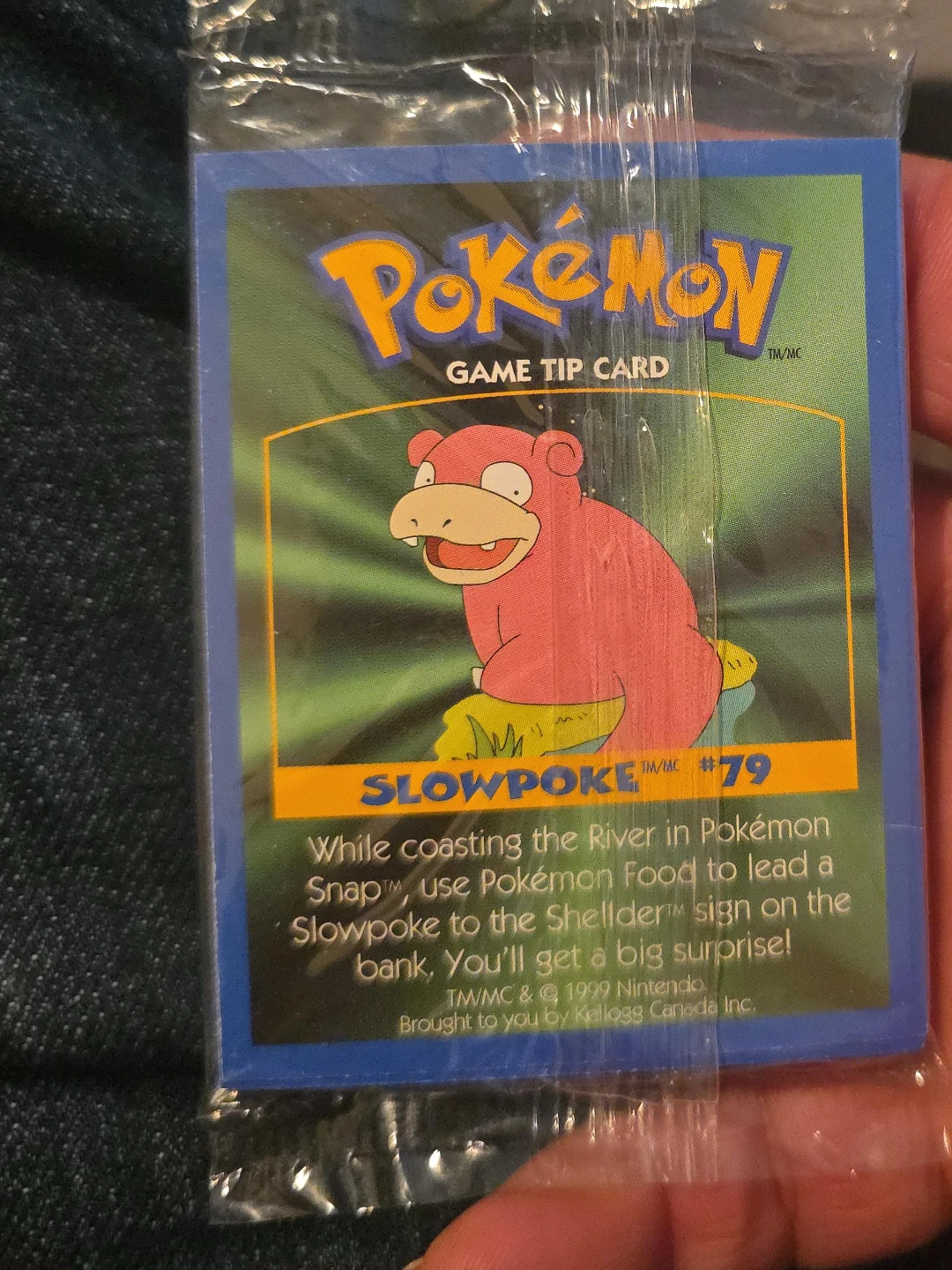 Vintage 1999 Kellogg's Pokemon Game Tip Cards