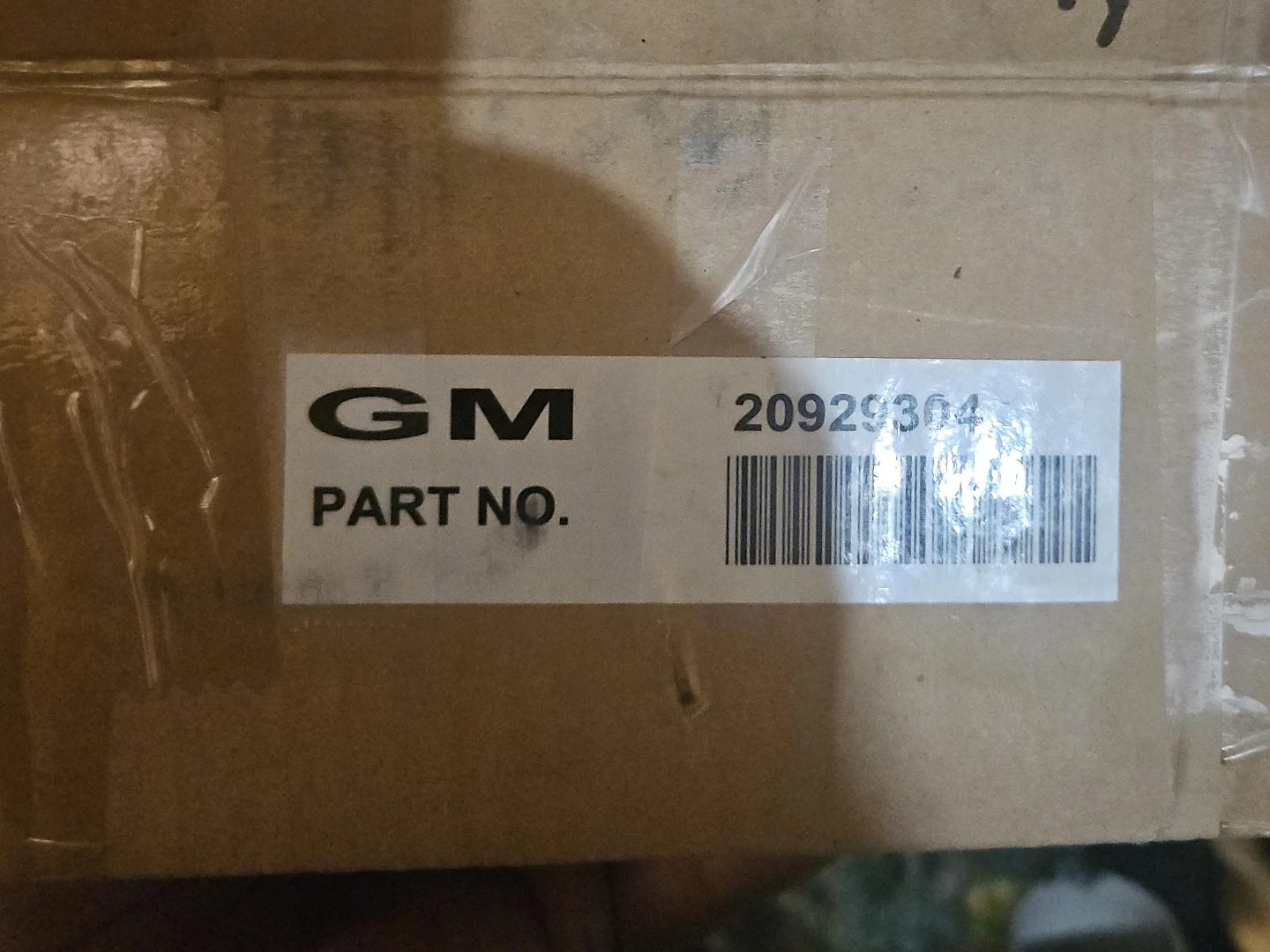 GM Part No. 20929304