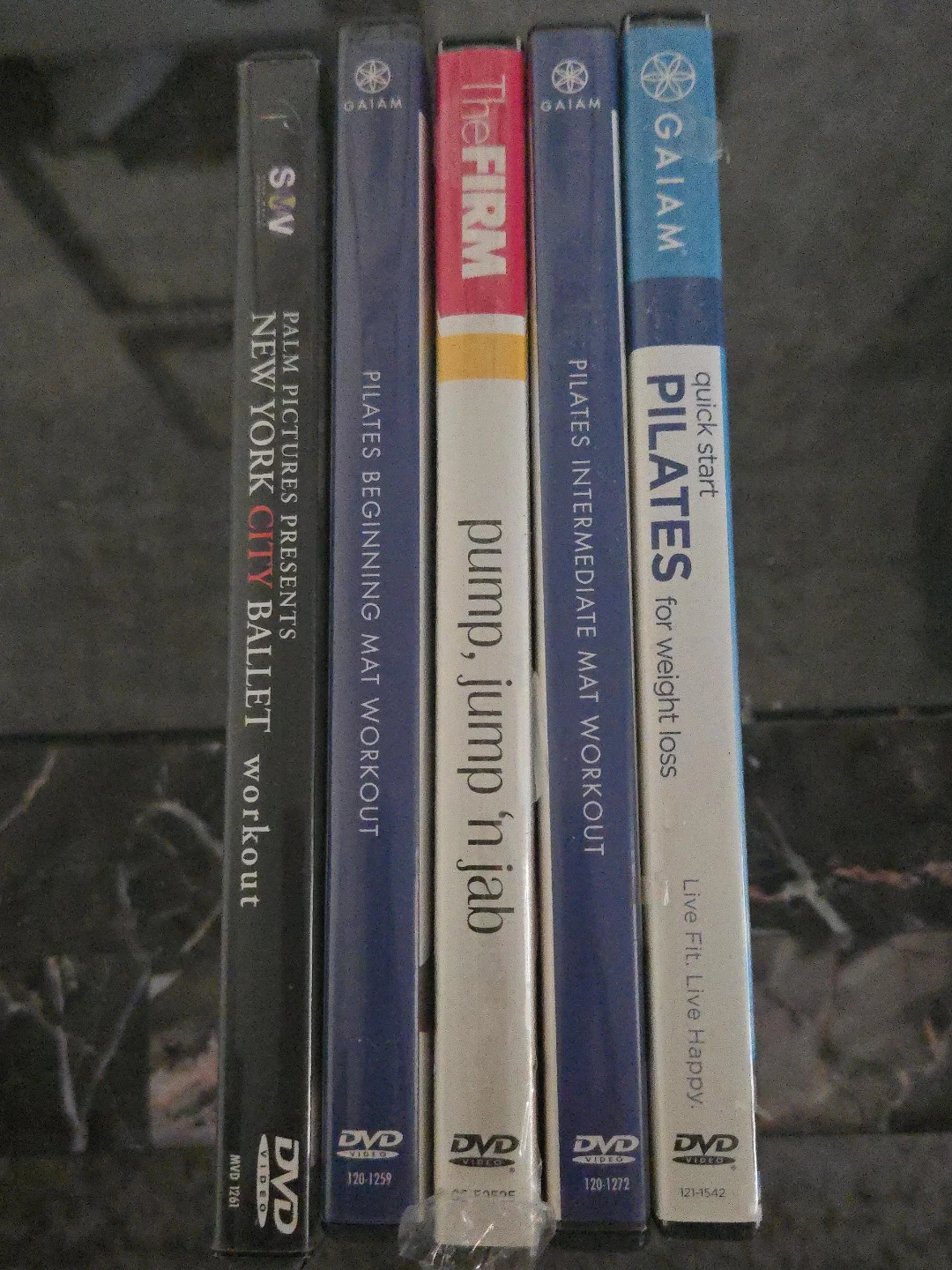 Assorted Pilates and Workout DVDs