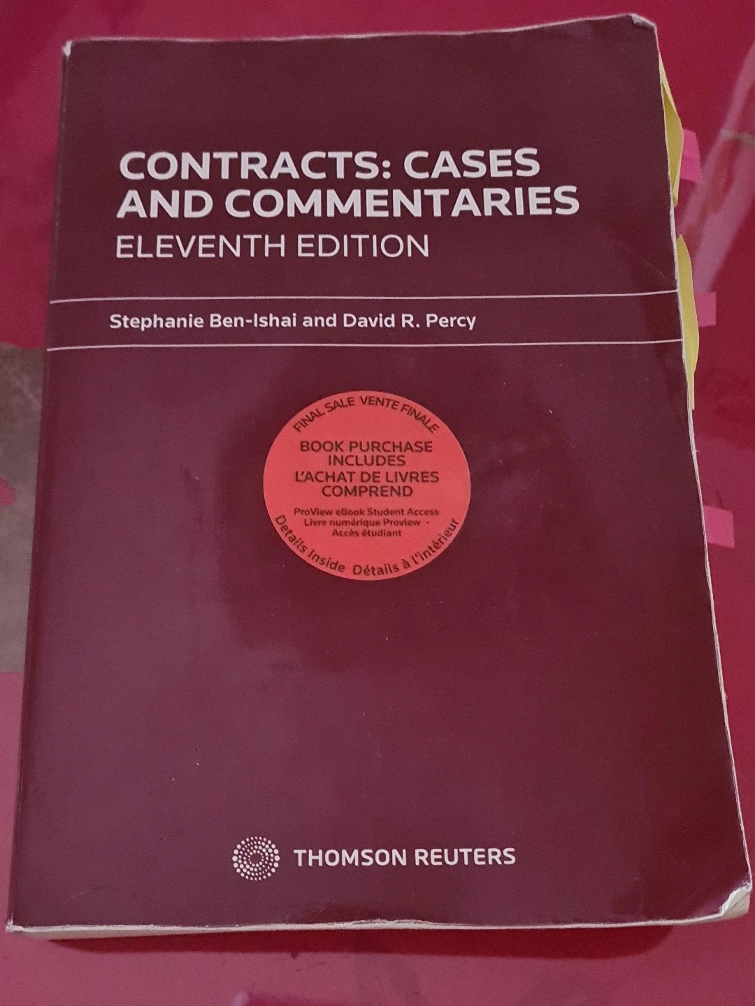 Contracts: Cases and Commentaries Eleventh Edition Textbook