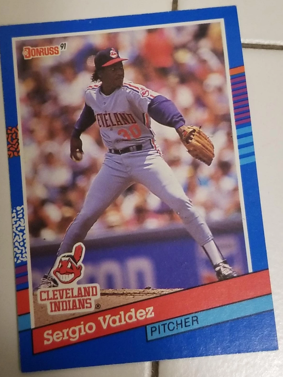 1991 Donruss Sergio Valdez Baseball Card