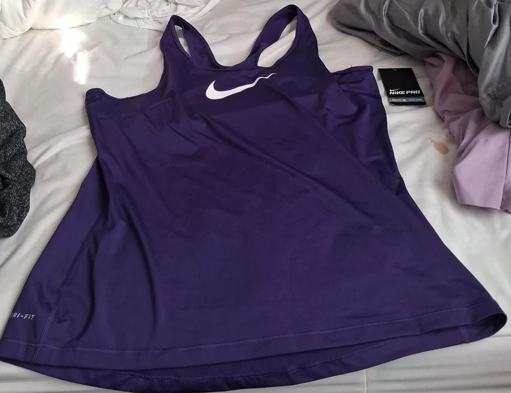 Nike Pro Purple Tank Top