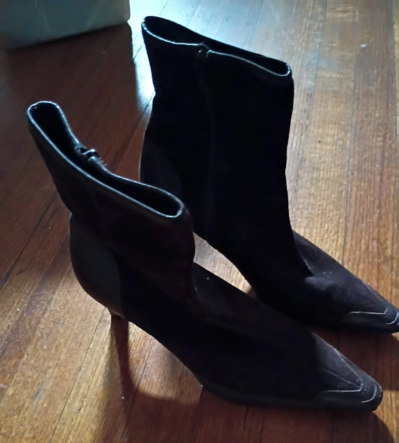 Black Suede Ankle Boots
