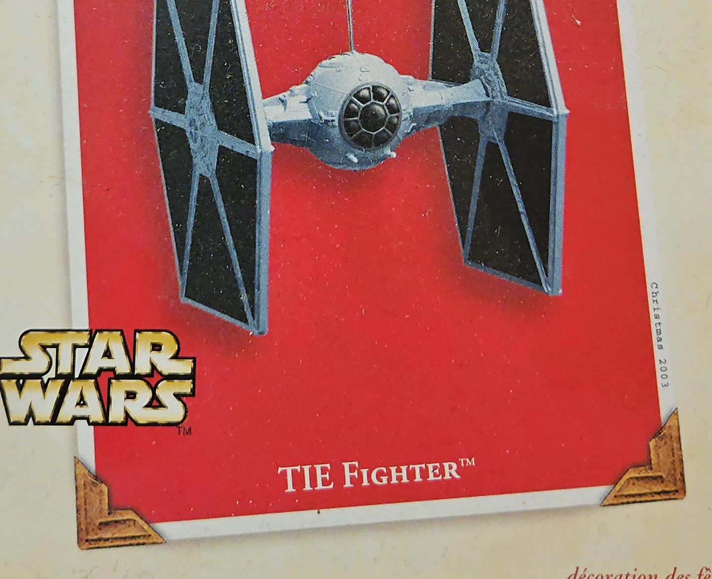 Hallmark Star Wars TIE Fighter Christmas Ornament 2003
