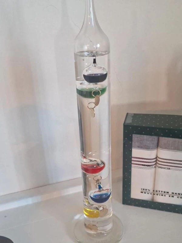 Galileo Thermometer with Floating Balls