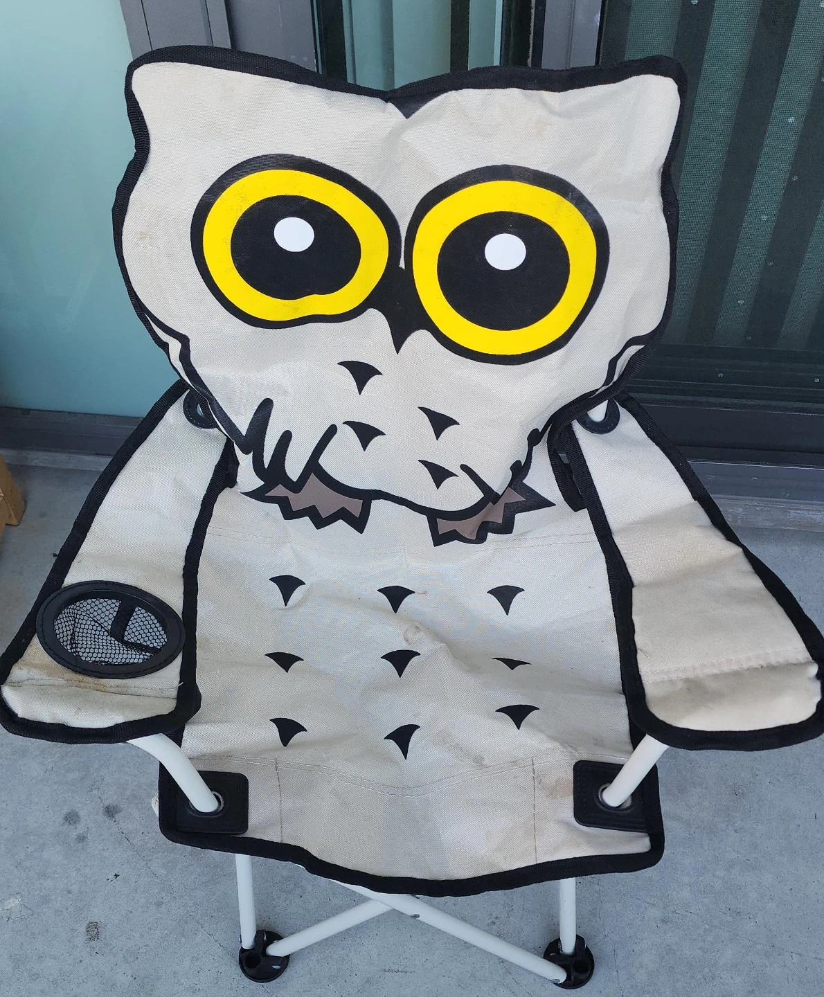 Kids Owl Camping Chair with Cup Holder