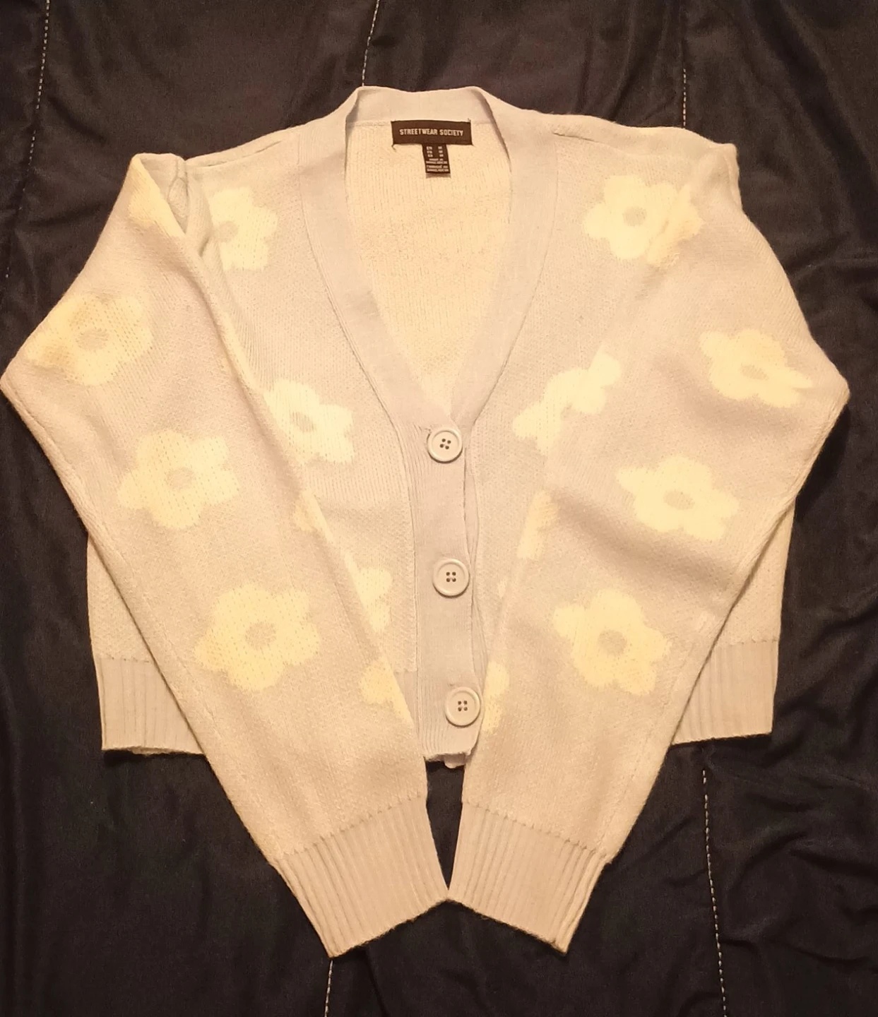 Girls Floral Cardigan
