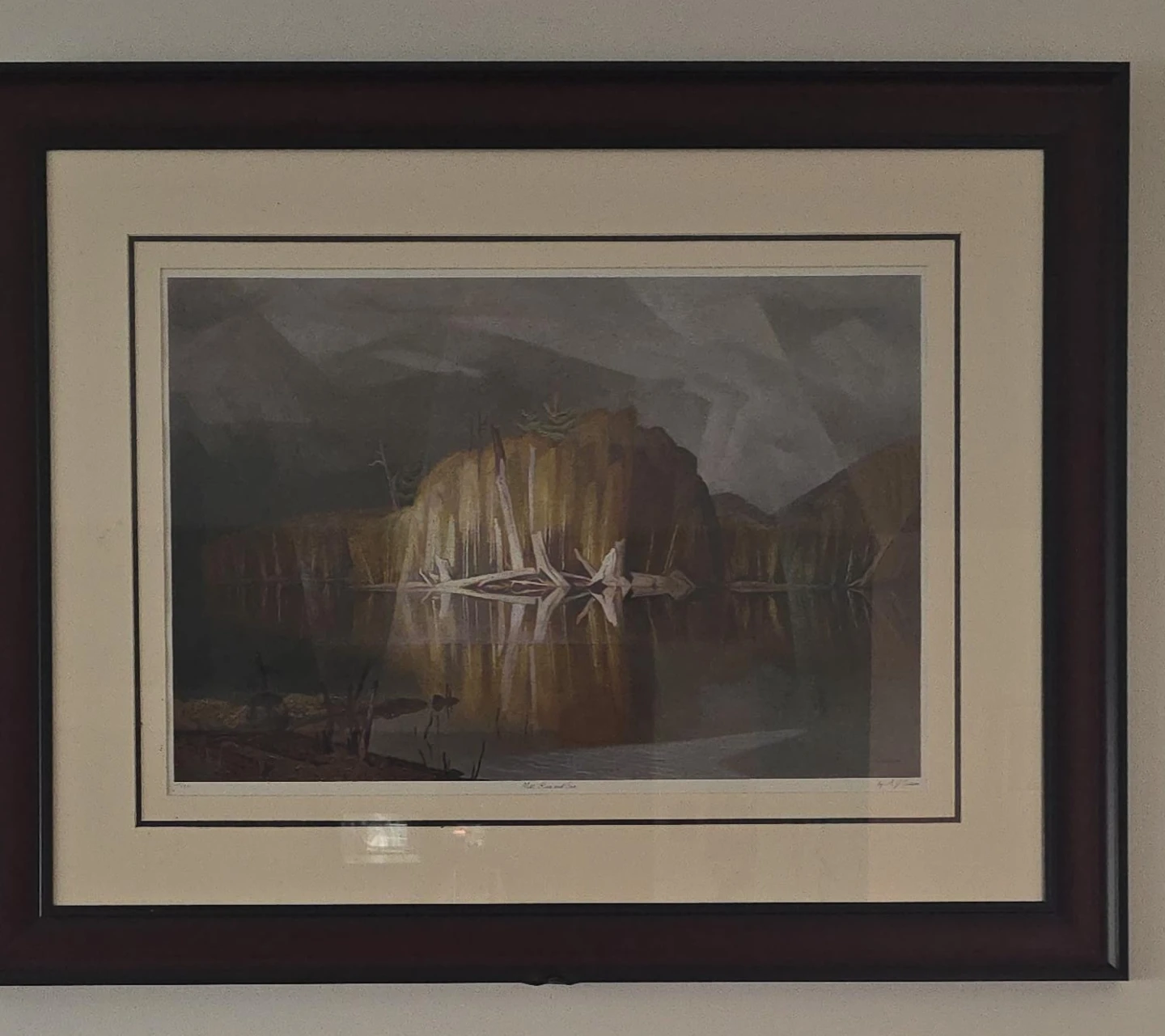 Mist, Rain and Sun Print by A. J. Casson