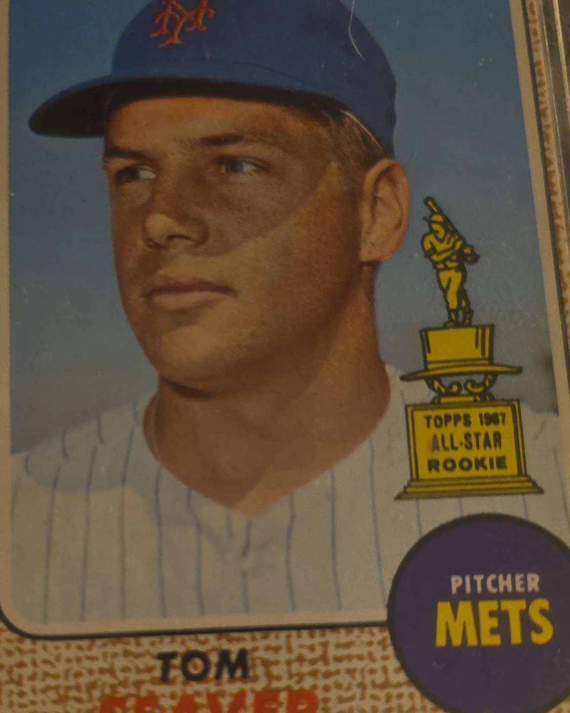 1967 Topps Tom Seaver All-Star Rookie Baseball Card