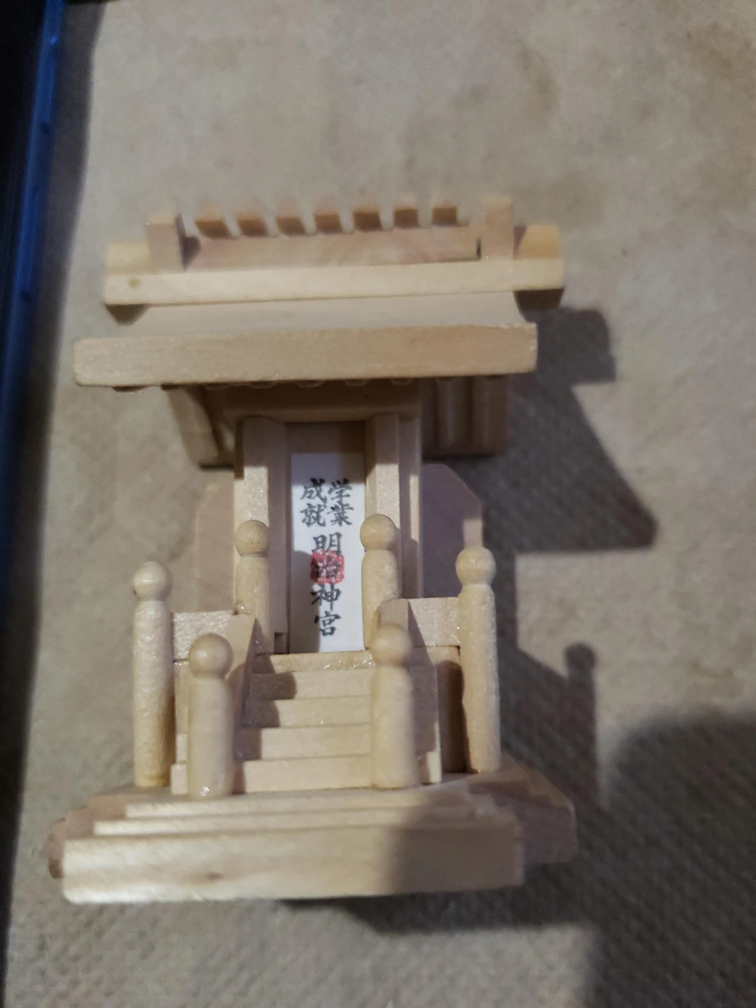 Wooden Miniature Shrine.