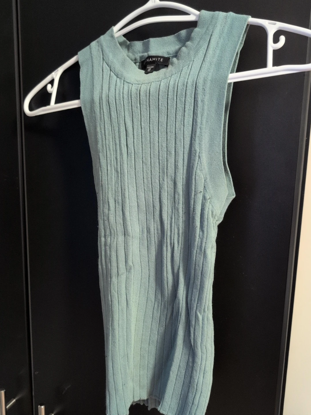 Dynamite ribbed sleeveless top size XXS