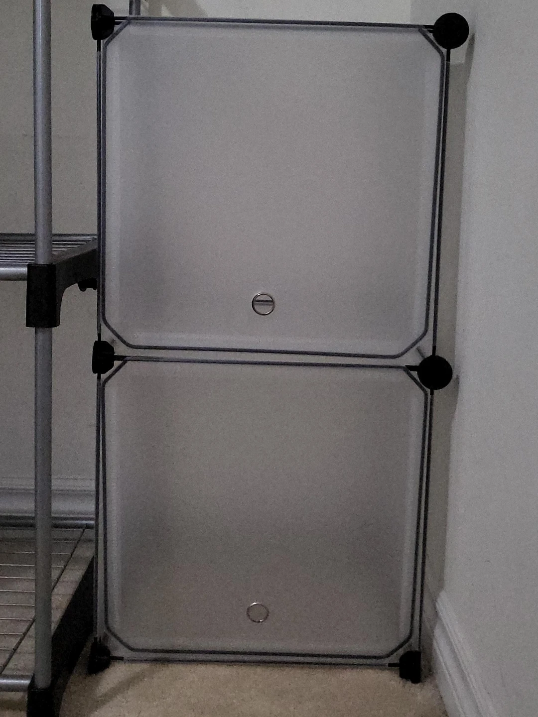 Plastic Storage Cube Organizer