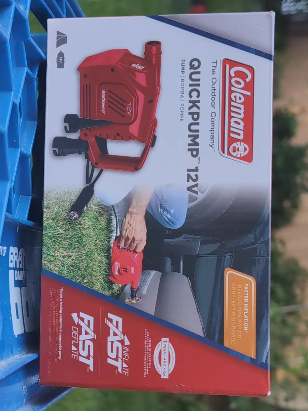 NEW Coleman Portable QuickPump 12V Air Pump!