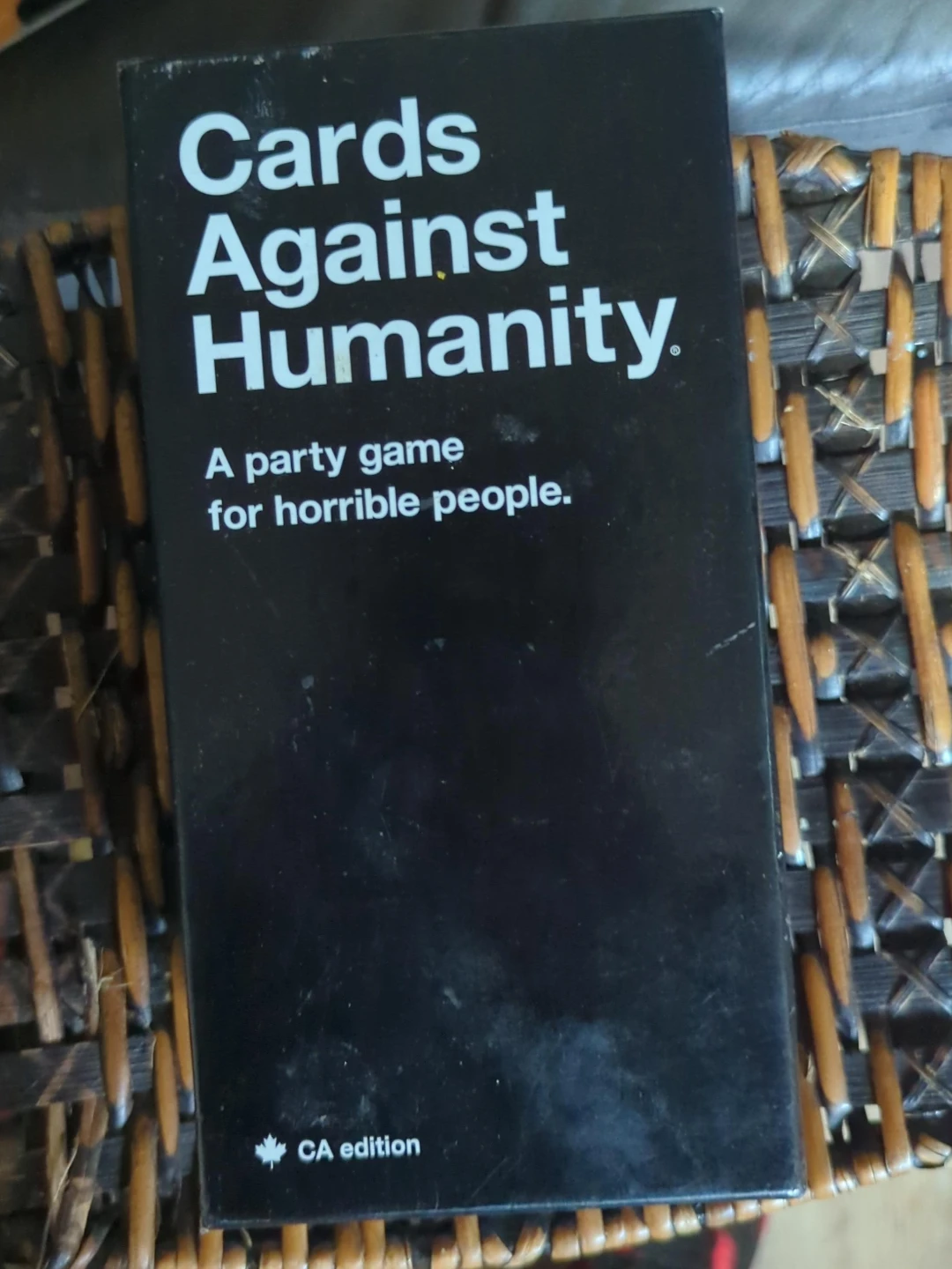 Cards Against Humanity CA Edition Party Game