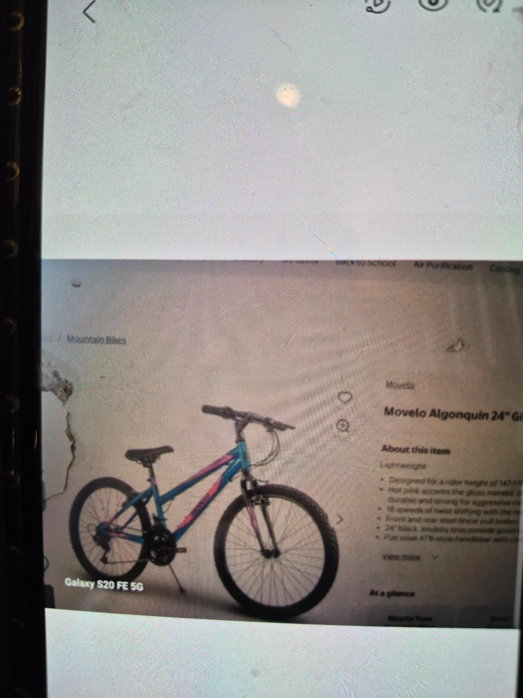 Movelo Algonquin 24" Girls Mountain Bike
