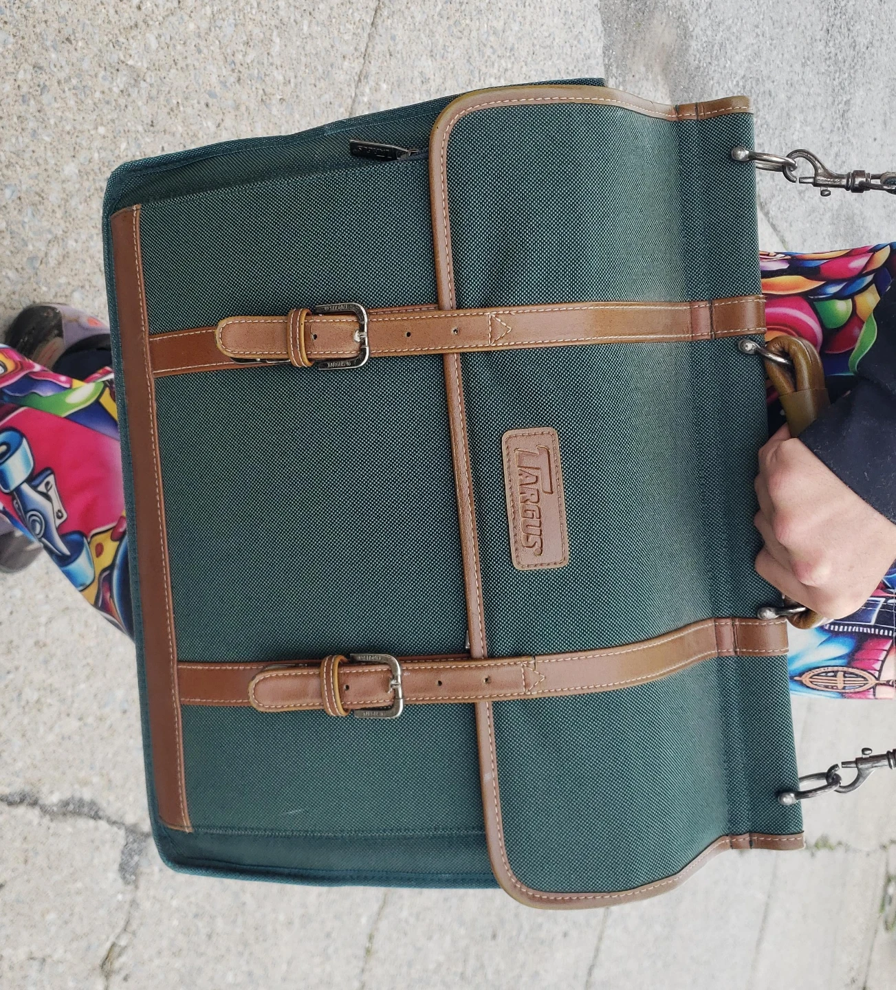 Targus Green Messenger Laptop Bag