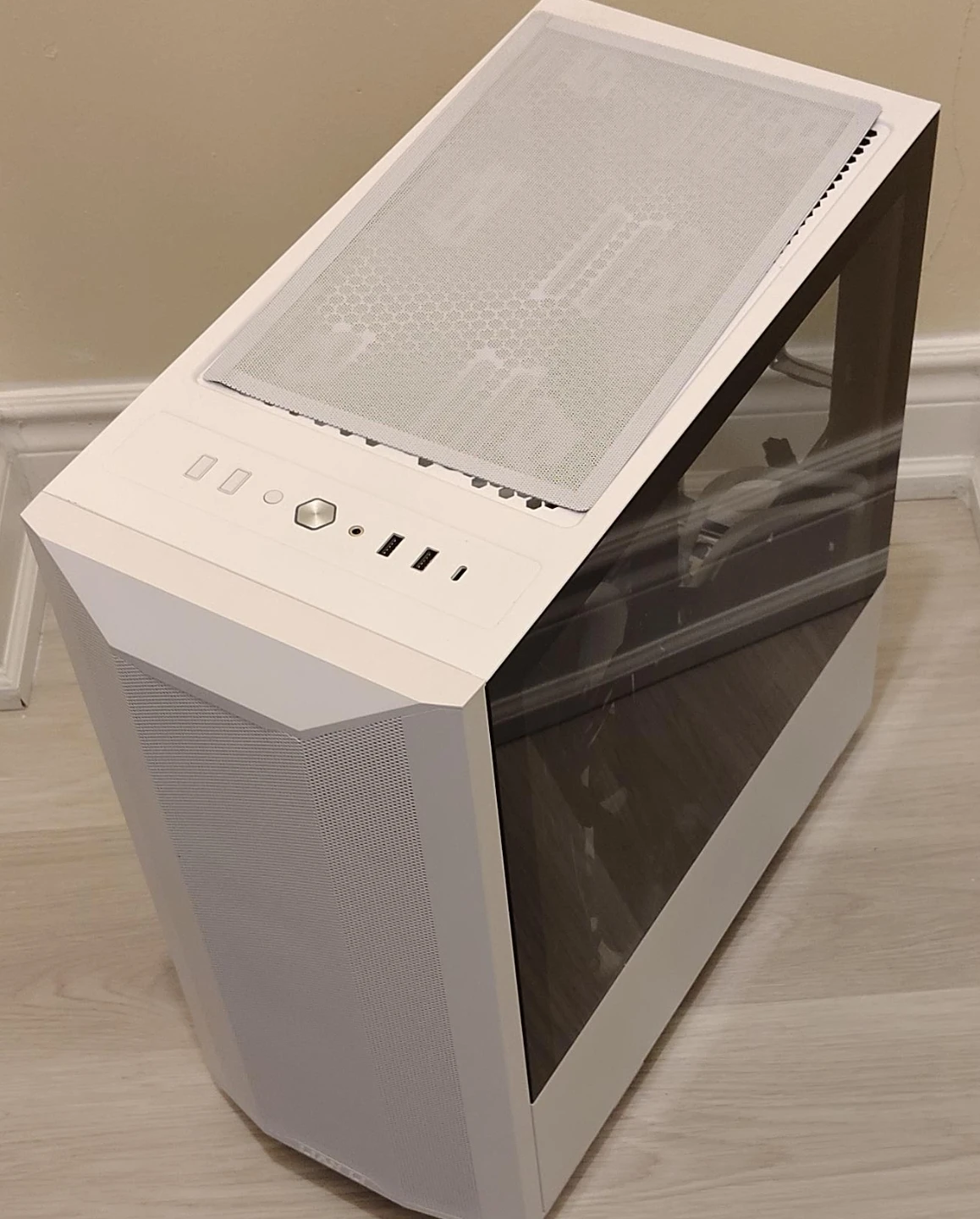 Corsair 4000D Airflow Tempered Glass Case - White