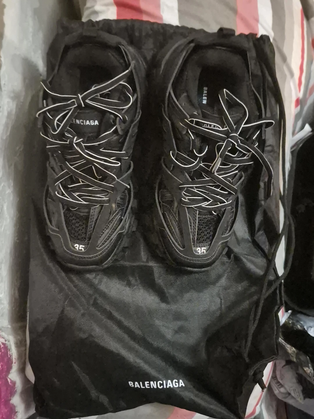 Balenciaga Track Sneakers Black Size 35