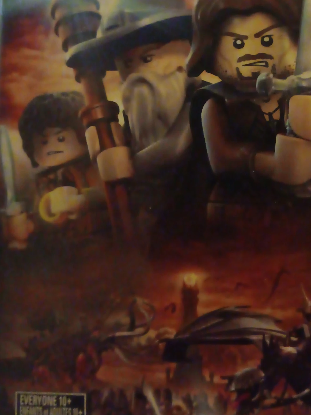 LEGO Lord of the Rings Box Art Poster