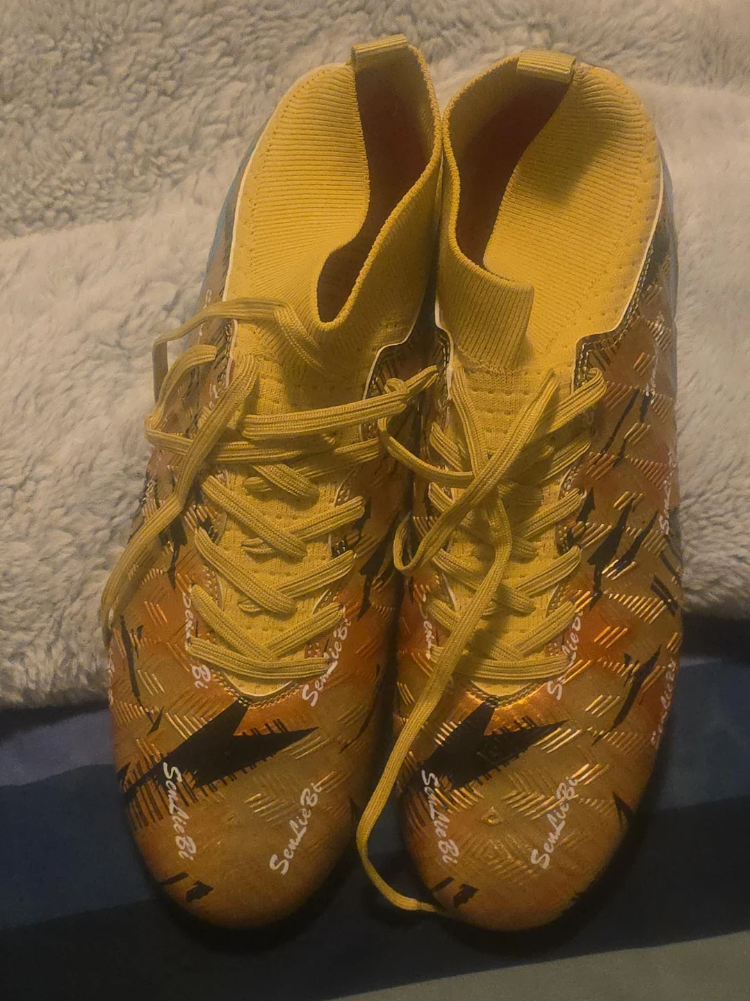 Gold Soccer Cleats