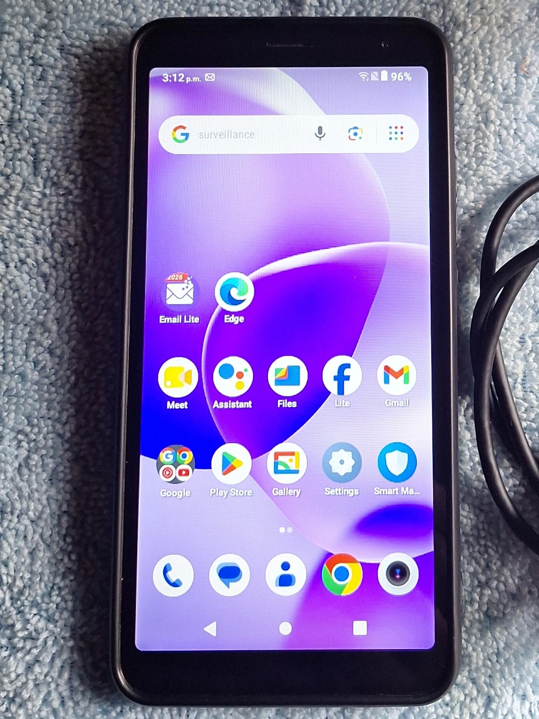 TCL 502 Black Smartphone