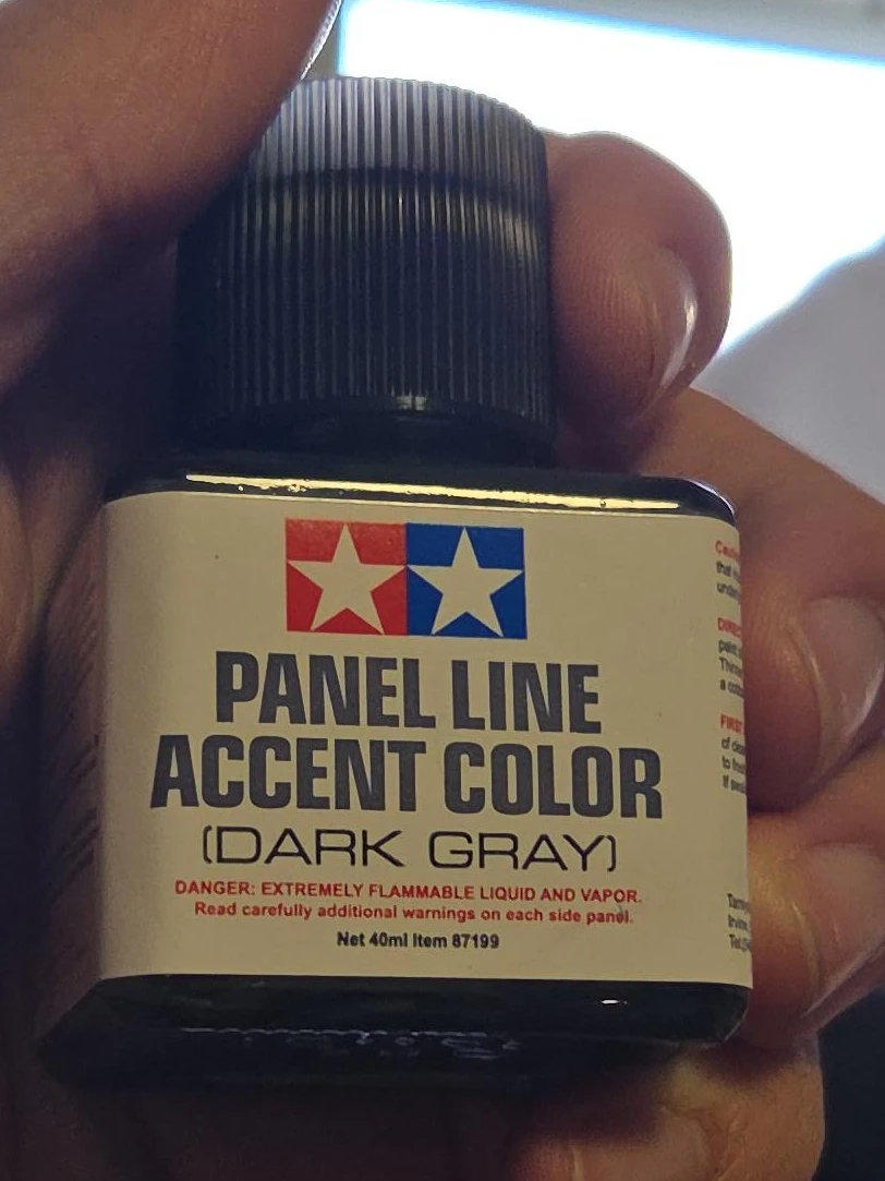 Tamiya Panel Line Accent Color (Dark Gray) - 40ml
