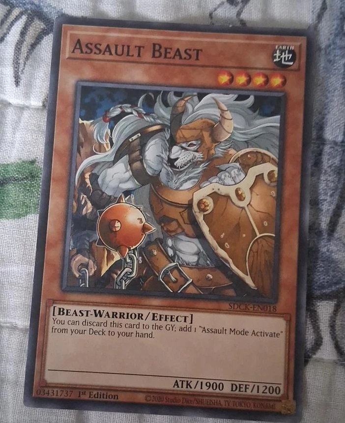 Yu-Gi-Oh! Assault Beast Trading Card
