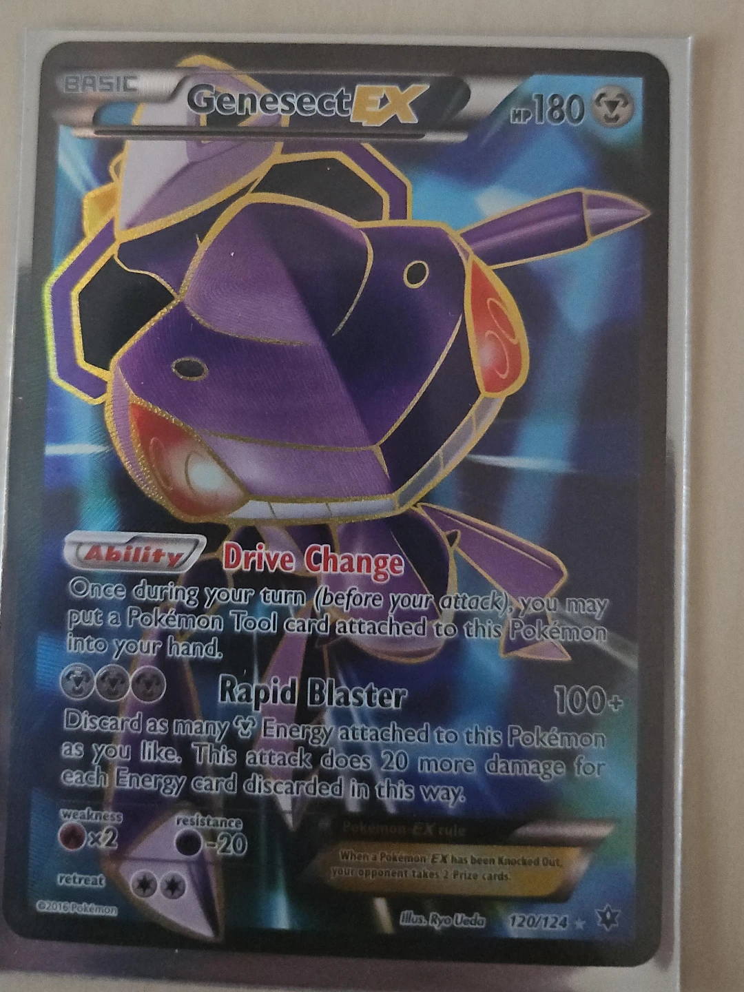 Pokémon Genesect EX #120/124 – XY Fates Collide – Full Art
