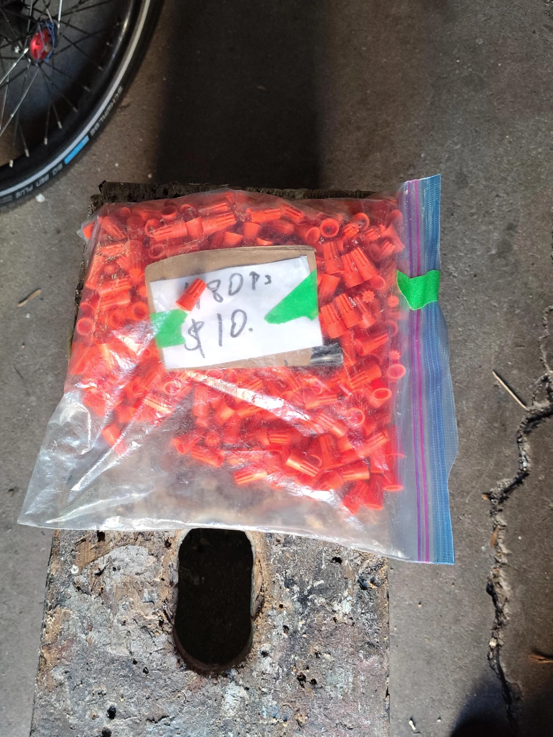 Bag of 80 Red Wire Nuts - $10